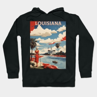 Louisiana United States of America Tourism Vintage Poster Hoodie